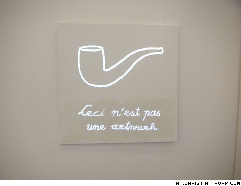 Hommage to Magritte - Ceci n'est pas une artwork